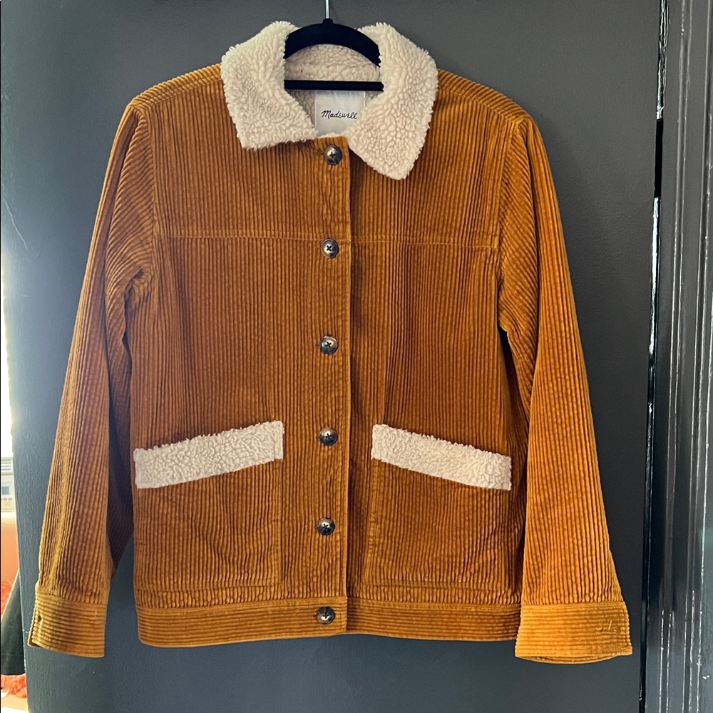 Madewell Corduroy Sherpa-Lined Chore Jacket - Picture 11 of 11